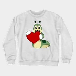 Caterpillar Heart Crewneck Sweatshirt